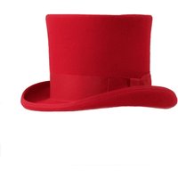 Mens Dress Tophat in Red