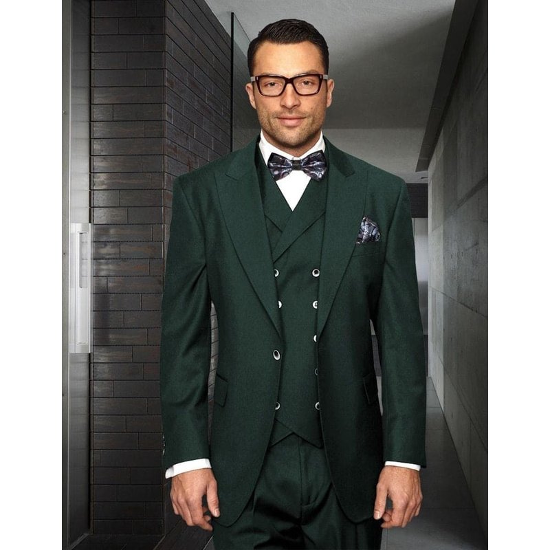 80s Suit - Mens 1930's suits - Classic Fit Pleated Pants - Wool Suits - 70s suit — Costumes et vestons pour hommes