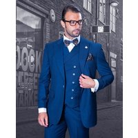80s Suit - Mens 1930's suits - Classic Fit Pleated Pants - Wool Suits - 70s suit