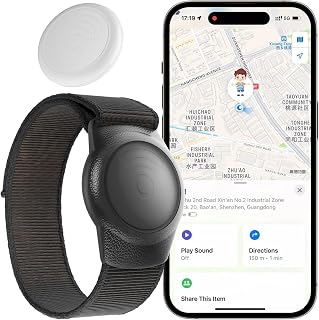 GPS Tracker for Kids - Air Tag Bracelet with Adjustable Wristband