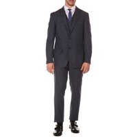 Edwardian Suit York Navy Slim FIT 3 Piece Herringbone Suit