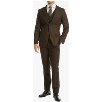 Edwardian Suit Bradford Cognac Slim FIT 3 Piece Tweed Suit