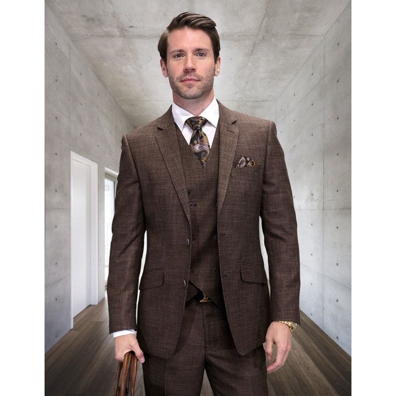 Statement Suits - Statement Plaid Suits - Wool Suits - Modern Fit Perfect for Business in 10 colors — Mens Suits & Blazers
