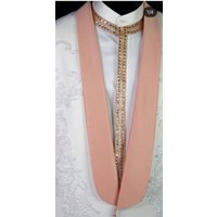 Smokings de mariage pour hommes en rose clair Style de smoking de mariage classique pour les gars - Revers bicolore — Costumes et vestons pour hommes