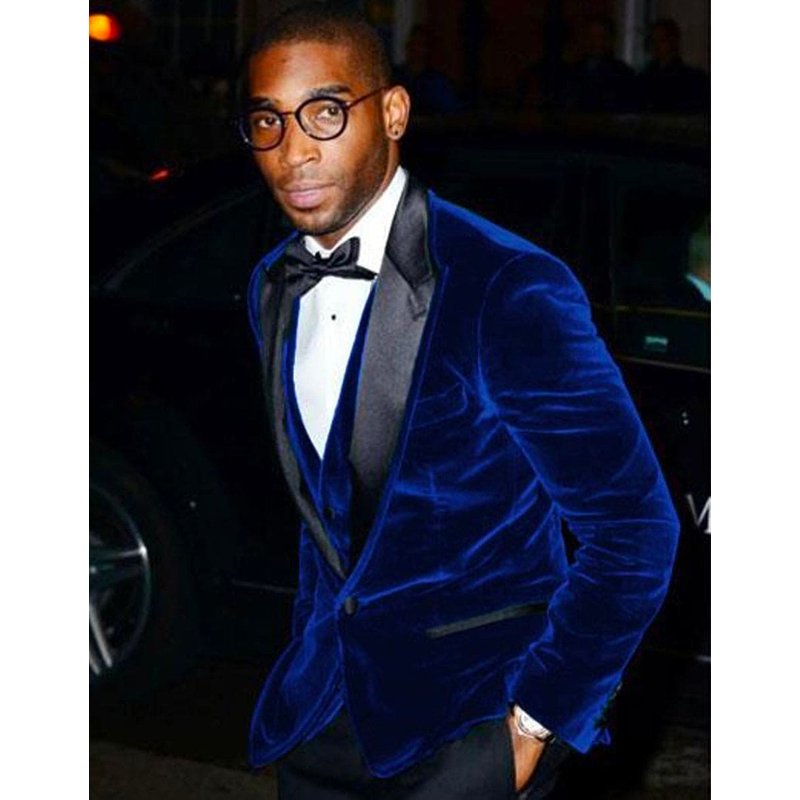 Mens Dinner Jacket - Tuxedo Jacket - Dinner Suit Jackets in Color Royal Blue — Costumes et vestons pour hommes
