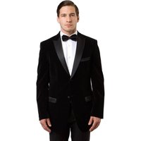Veste de dîner châle traditionnel pour hommes en noir
