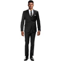 Skinny Fit Suit - Extra Slim Fit Suit Black Ultra Slim Fit 3-Piece Prom Suit
