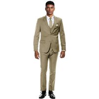 Skinny Fit Suit - Extra Slim Fit Suit Tan Ultra Slim Fit 3-Piece Prom Suit — Costumes et vestons pour hommes