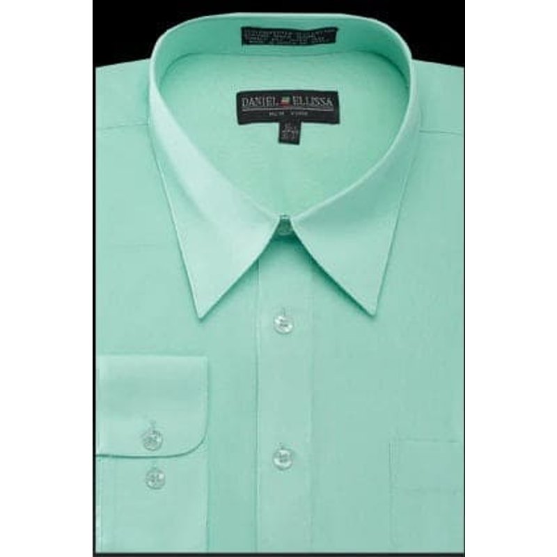 Chemise de base pour homme en vert menthe — Chemises habillées pour hommes