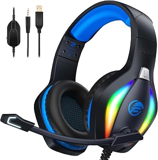 Fachixy FC100 Gaming Headset with Microphone for PS4, PS5, PC, Xbox, Switch