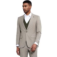 Mens Olive Plaid Suit Men's Stacy Adams One Button Peak Lapel Vested Micro Check In Sage Green With An Olive Green Vest