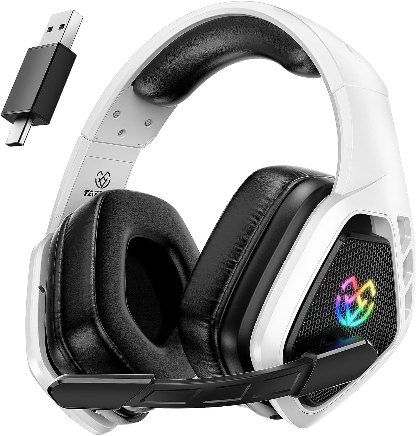 Casque de jeu sans fil pour PS5, PS4, Switch, Bluetooth 5.3 — Casque de jeu