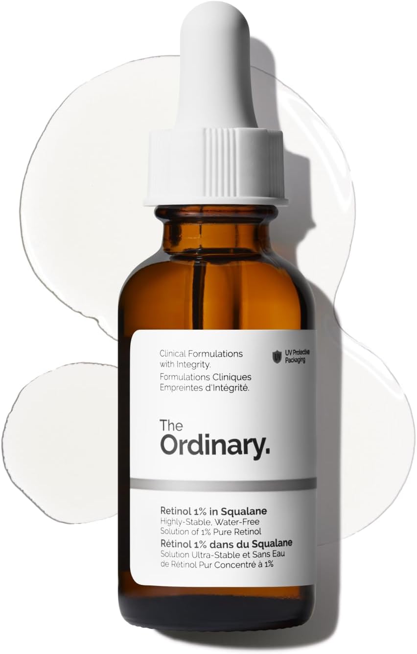 retinol serum: The Ordinary Retinol 1% in Squalane, High-Strength Retinol Serum for Anti-Aging and Skin…
