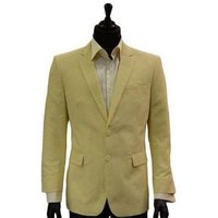 Pinstripe Blazer for Men - Bold Pinstripe Sport Jacket Perfect for Casual or Dressy in Yellow