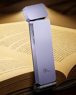 86lux Rechargeable Clip-on LED Bookmark Lamp with Dimming — Led Desk Lamp