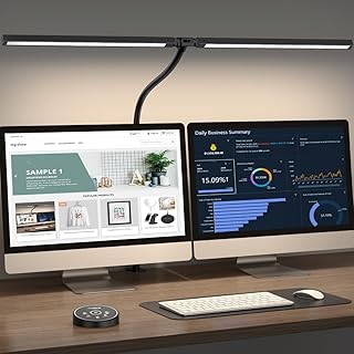 Led Desk Lamp with Clamp for Office and Home - 24W Adjustable Lighting