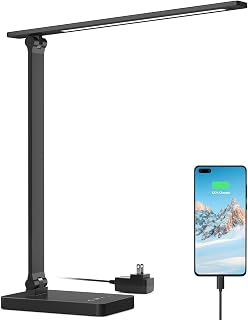 Lampe de bureau LED Lepro avec port de chargement USB et contrôle tactile — Lampe de bureau menée