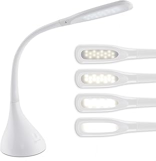 OttLite Creative Curves LED Desk Lamp with Adjustable Neck — Led Desk Lamp