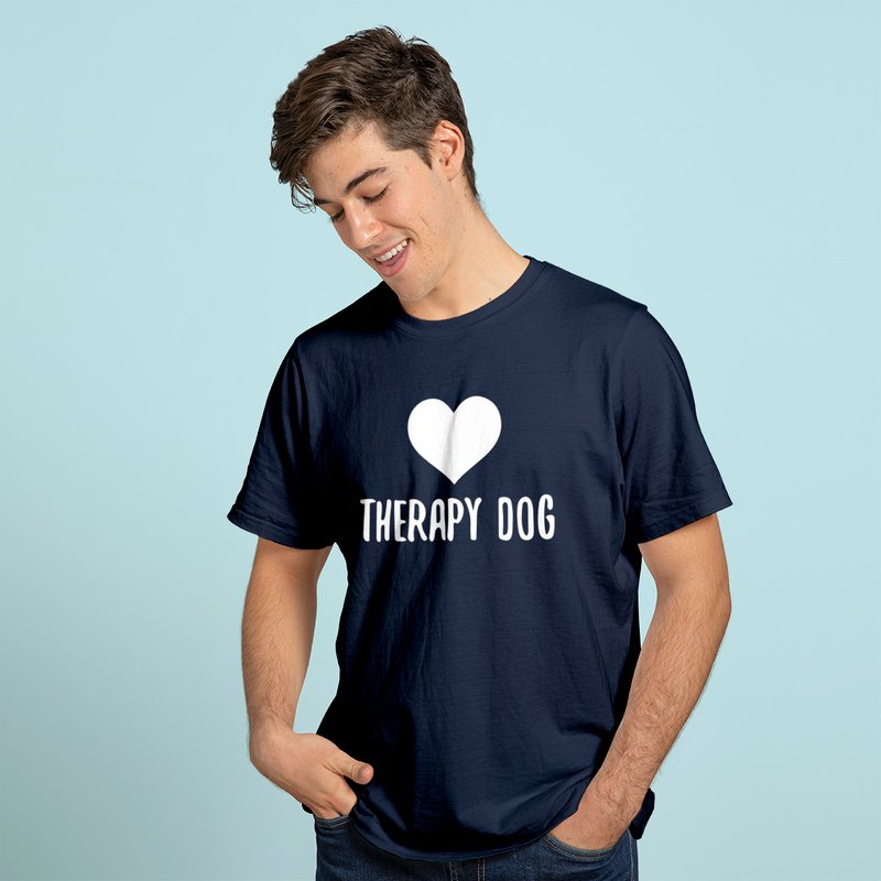 Therapy Dog T-shirt — Mens T Shirts