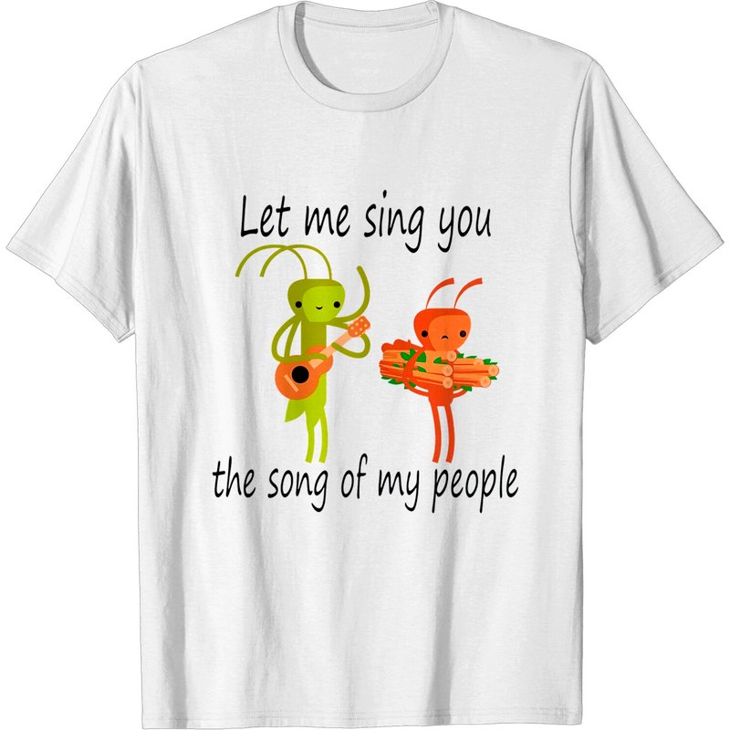 Brood X Women's T Shirt Let Me Sing You The Song Of My People — Mens T Shirts