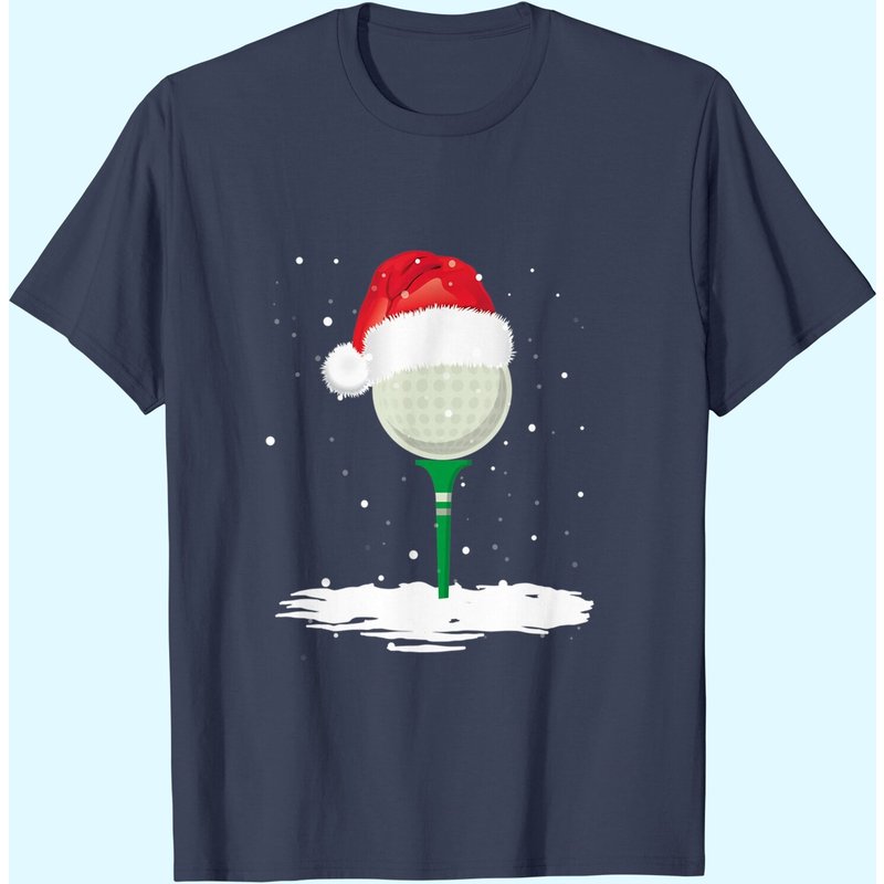 Christmas Golf T-shirt — T-shirts pour hommes