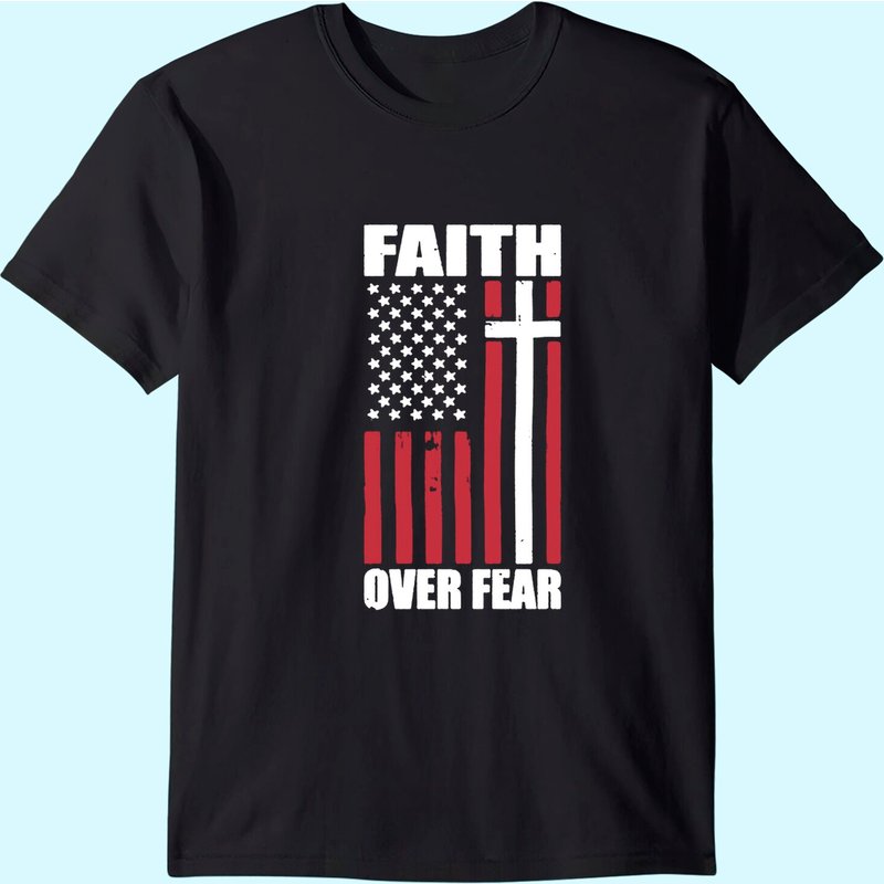 Faith Over Fear Men's T Shirt — T-shirts pour hommes