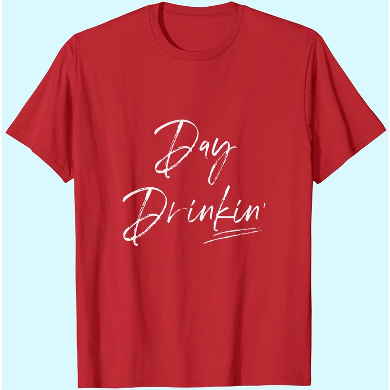 Drinking Shirt For Women, Gift For Drinker, Day Drinking Shirt — T-shirts pour hommes