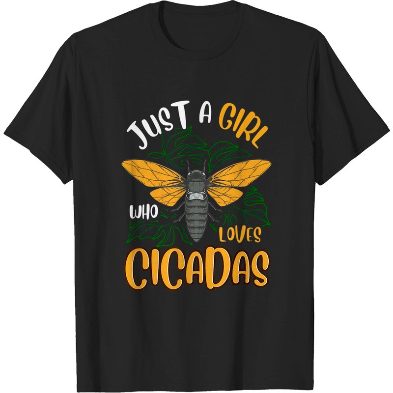 Women's T Shirt Just A Girl Who Loves Cicadas 2021 — T-shirts pour hommes