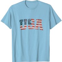 Usa Us Flag Patriotic 4th Of July America T-shirt