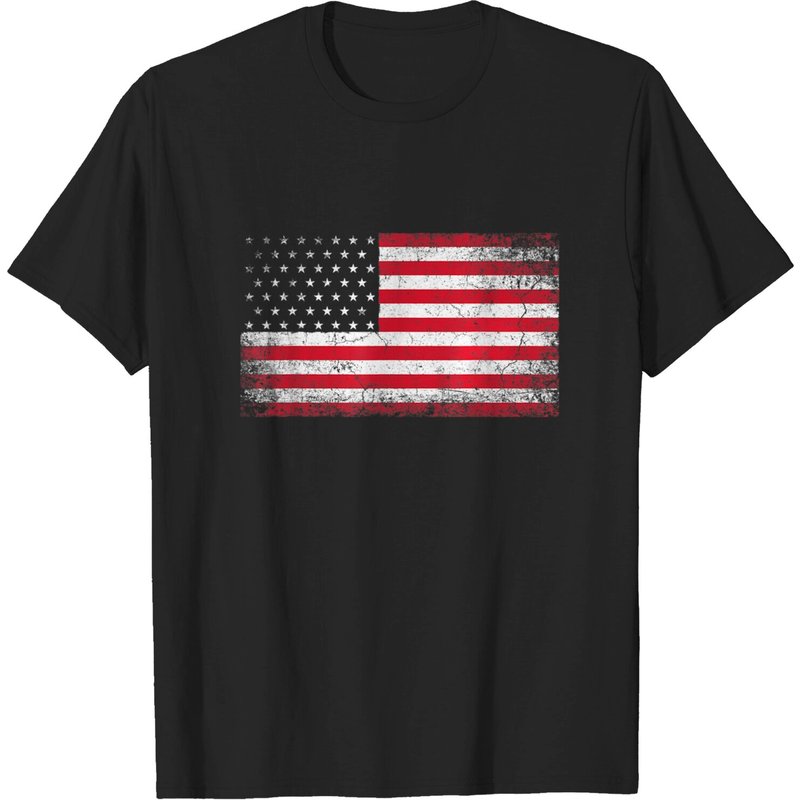 4th Of July American Flag Vintage Usa Men Women Patriotic T-shirt — Mens T Shirts