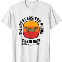 Cicada Men's T Shirt The Great Eastern Brood They're Back Blood X 2021