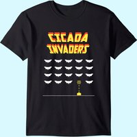 Men's T Shirt Cicada Invaders