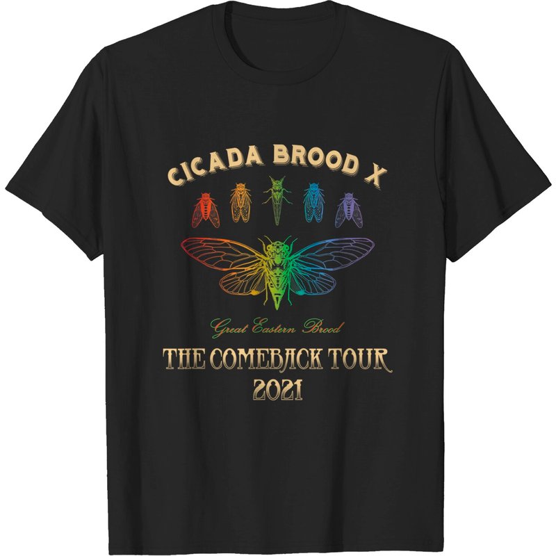Cicada Men's T Shirt Brood X The Comeback Tour 2021