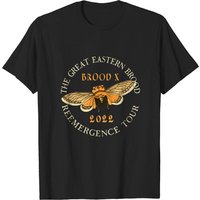 Cicada Men's T Shirt The Great Eastern Brood X 2022 Reemergence Tour