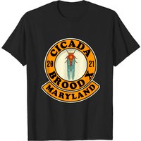 Cicada Youth's T Shirt Brood X 2021 Maryland