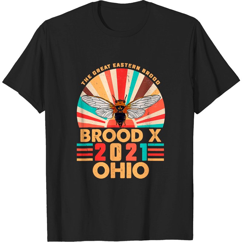 Cicada Men's T Shirt Great Eastern Brood X 2021 Ohio — T-shirts pour hommes
