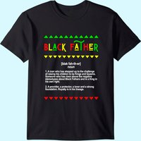 Men T-shirt Black Father — T-shirts pour hommes