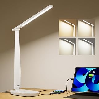 Honeywell LED Desk Lamp with Dimmable Light and USB Charging — Led Desk Lamp