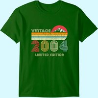 T-shirt vintage 2004 édition limitée 17e anniversaire pour hommes