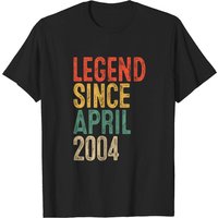 Legend Since April 2004 19th Birthday 19 Year Old T-shirt