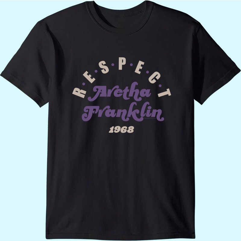 Womens Aretha Franklin Respect 1968 T-shirt — T-shirts pour hommes