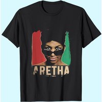 Aretha Franklin Shirt Men's Classic Short Sleeve Tees Shirts Tops