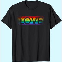 Men's Gay Pride Rainbow Love T-shirt
