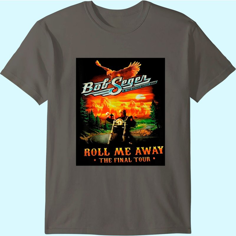 T-shirt Roll Me Away graphique Bob Seger Legends The Final Tour — T-shirts pour hommes