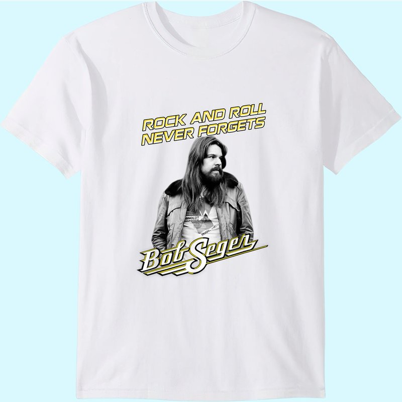 T-shirt vintage Bob Seger Rock and Roll pour les fans et les amoureux — T-shirts pour hommes