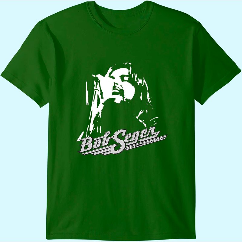 T-shirt drôle Bob Arts Seger Rock Music Legends Live Forever — T-shirts pour hommes