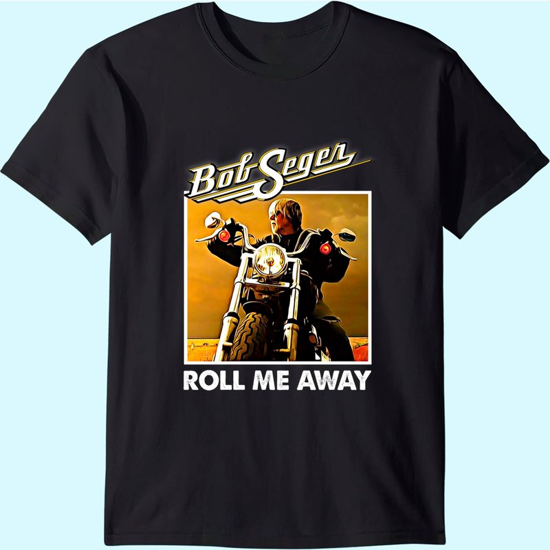 T-shirt de musique Roll Me Away graphique Bob Seger Vaporwave — T-shirts pour hommes