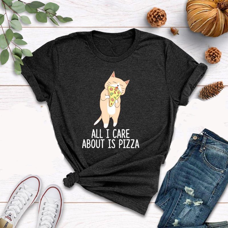 Casual Pizza Lover Statement Tee — T-shirts pour hommes