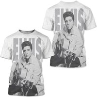 Elvis Presley - Play Me A Song - All-over Front Print Sports Fabric Adult T-shirt — T-shirts pour hommes