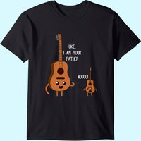 Uke I Am Your Father T-shirt drôle pour les joueurs de guitare Ukulele Banjo — T-shirts pour hommes
